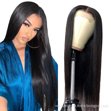 4*4 Hd Transparent Lace Front Human Hair Wigs For Black Women 13*4 Lace Frontal Wigs Glueless 100% Virgin Full Lace Wig Vendors